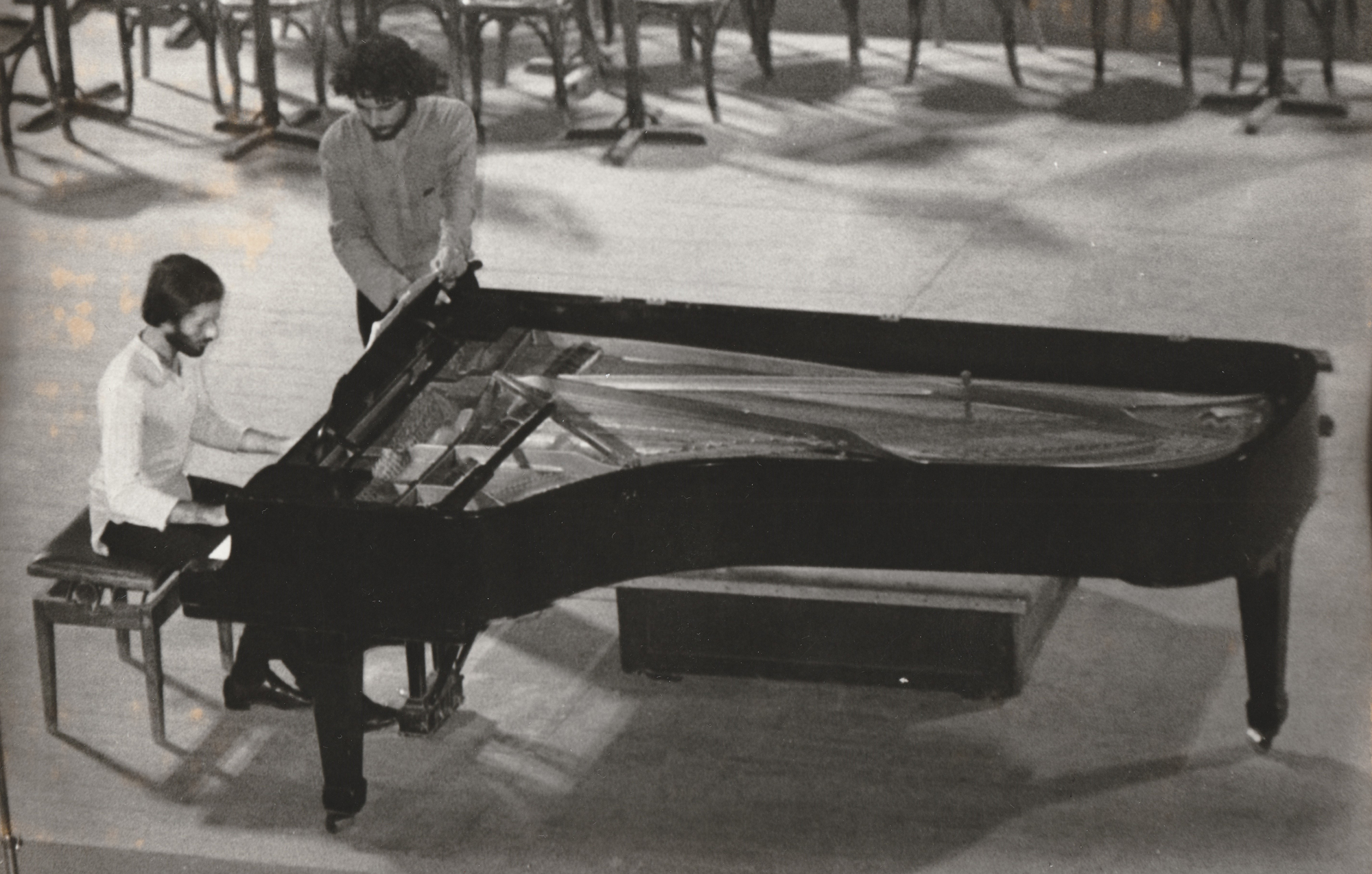 Performing Herma by Xenakis at the Athens Festival